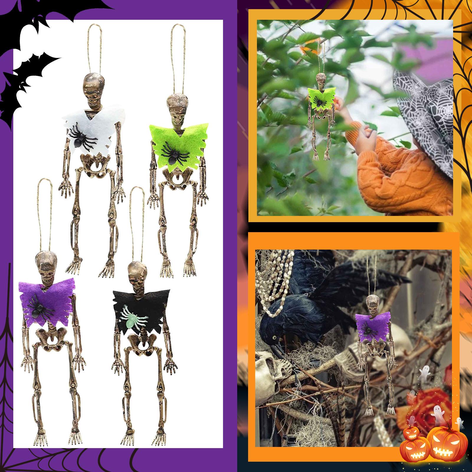 

Украшение вечеринки в честь Хэллоуина, подвесной призрак, реквизит для украшения сцены, кулон с черепом, подвеска ужасов, украшение елки на Хэллоуин