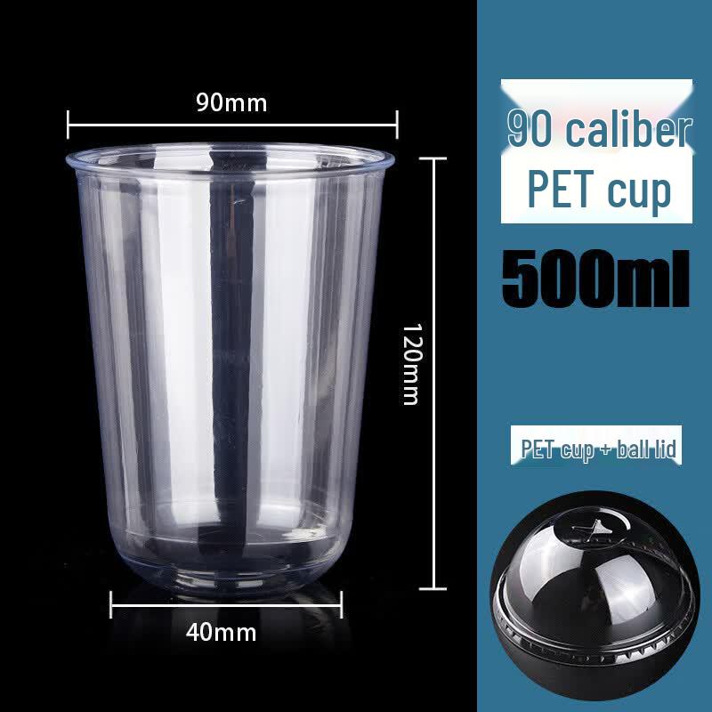 Bozhen Craftsman Disposable Transparent U-Shape Cups