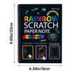 Colorful European & Korean DIY Scratch Art Book for Birthdays & Festivals