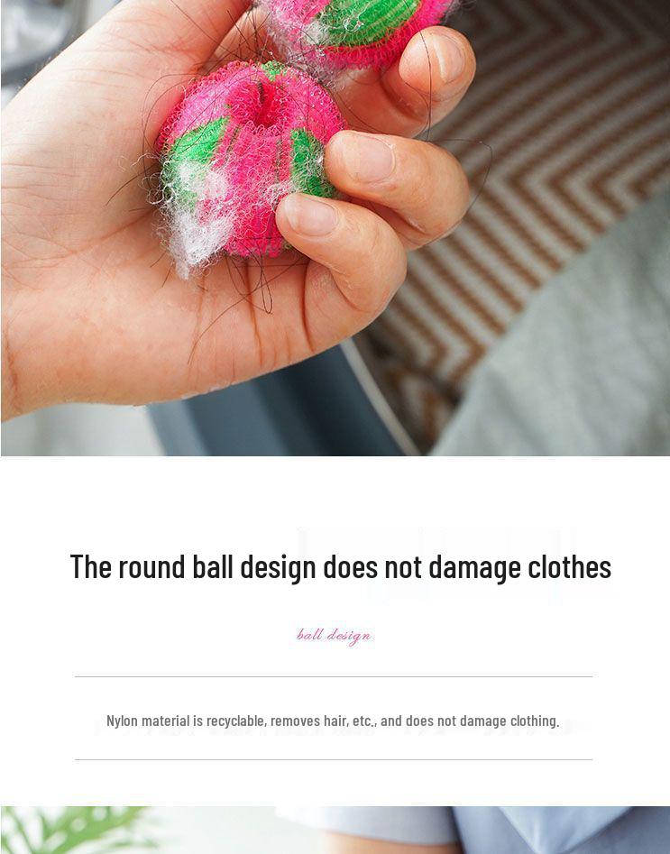 12-Pack 35mm Large Nylon Anti-Tangle & Anti-Knot Washing Balls for Stain Removal