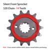 520 13T 14T Tooth Front Sprocket Gear Wheel Cam Pinion For Honda Off Road CRF250 CRF250L Rally ABS CRF250LA CRF 250 L 2013-2021
