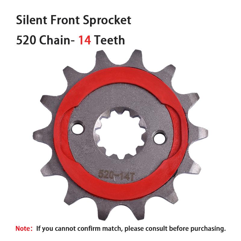 520 13T 14T Tooth Front Sprocket Gear Wheel Cam Pinion For Honda Off Road CRF250 CRF250L Rally ABS CRF250LA CRF 250 L 2013-2021