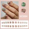 Christmas Style Nail Art Stickers: Wearable, Whitening, Removable Colored Lights Nails - 24 Pieces