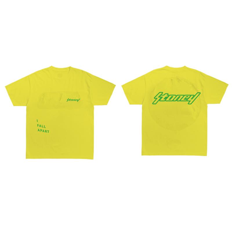 New Summer Cool T Shirt Hip Hop T-Shirt Men Women Stoney Two Side Letter Print Tshirts Cotton Swag EU Size Tee Tops