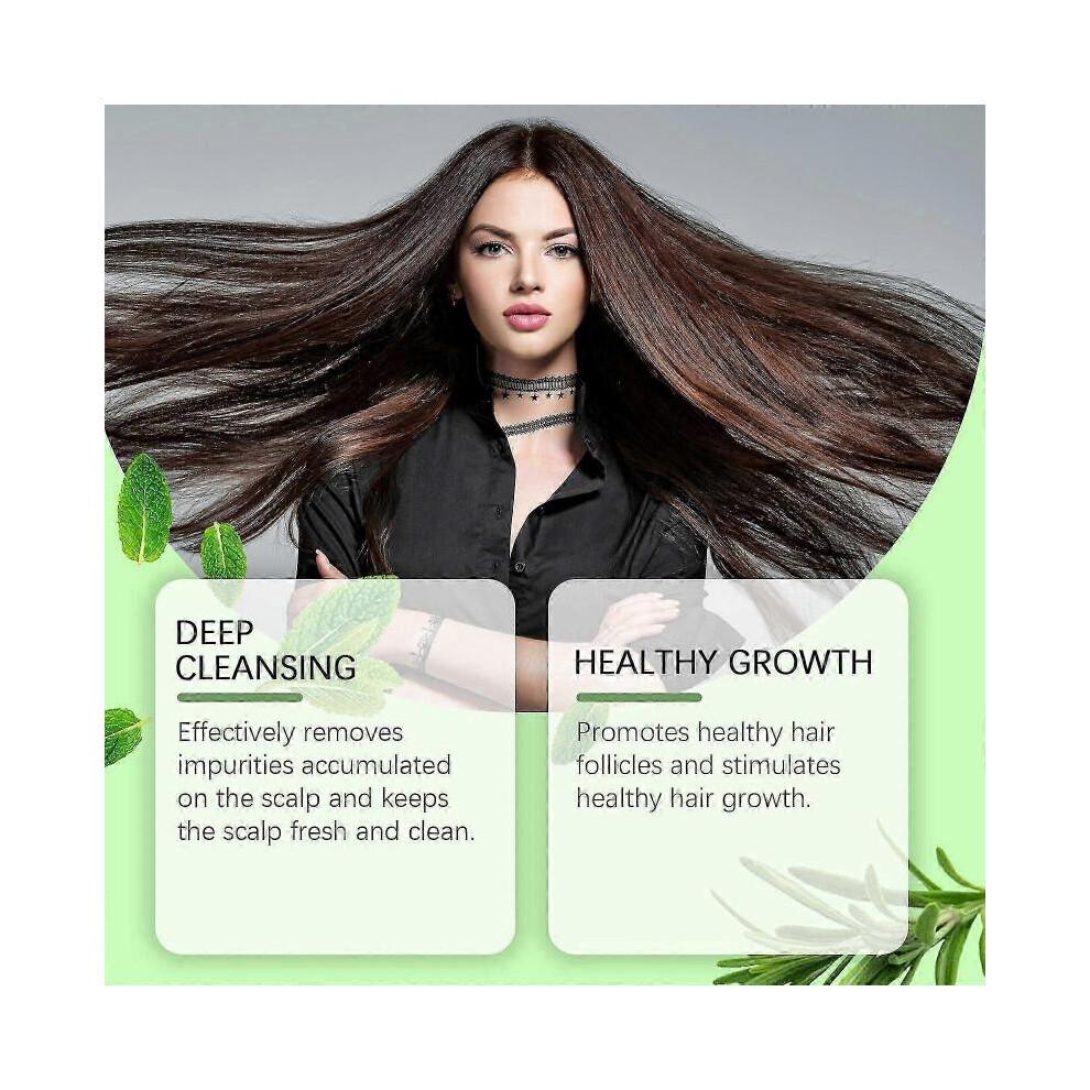 Hoegoa Rosemary Hair Facial Scrub Doucement Nourrissant Hair Scalp Care Cleaning Facial Scrub