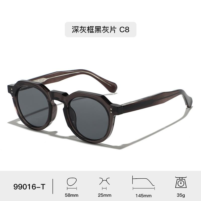 New TR sunglasses for women, trendy bare-faced large frames that flatter the face, small internet celebrity sunglasses for men