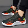 Curry basketball shoes breathable mesh fly-woven men's cushioning rebound soft sole middle school student running sneakers