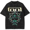 Damski Rockowe Narzędzie Zespół Lateralus Heavy Metal Muzyka Vintage Sprane Koszulka Merch Bawełniany Top Ubrania Śmieszne Koszulki Letnie Oversize
