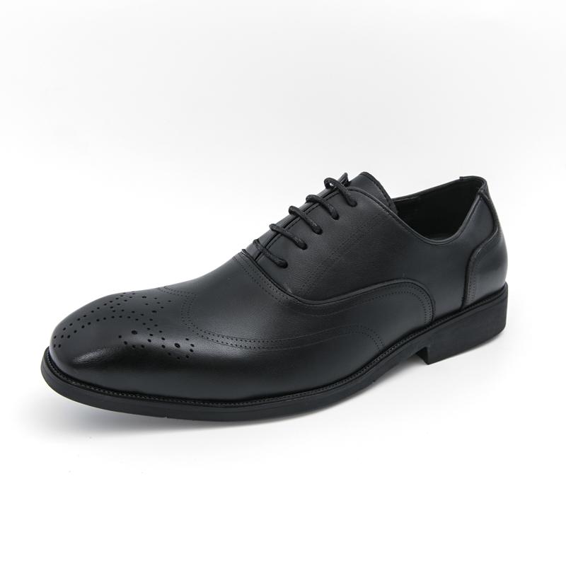 Fashion Black Leather Shoes Mens Fashion Casual Dress Shoes Classic Business Formal Italian Formal Oxford Shoes For Men Zapatos Hombre