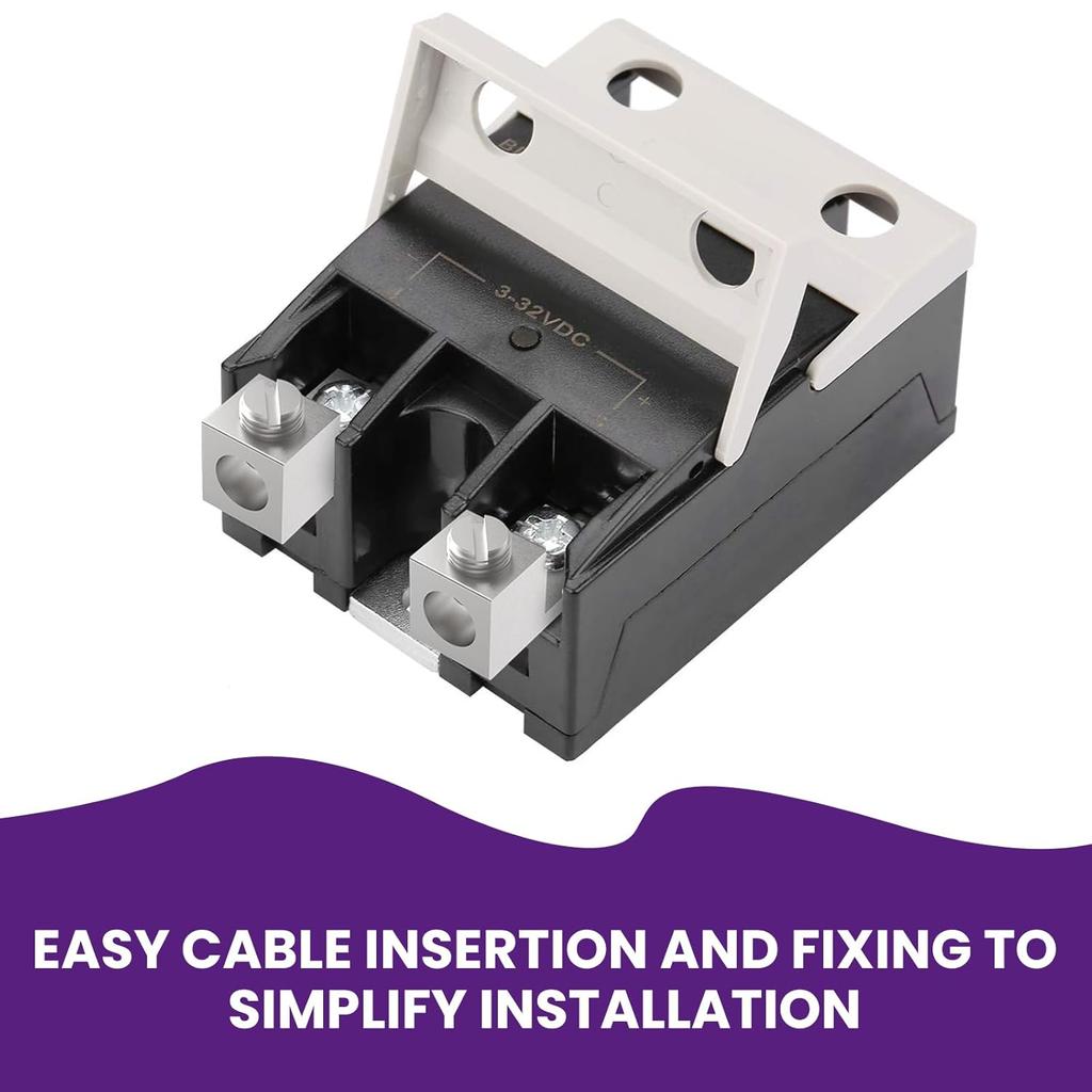 4Pcs Aluminium Mechanical Lugs, 1-Hole Quick Connect Terminal Mechanical Lug 2AWG TA-2 1B2U