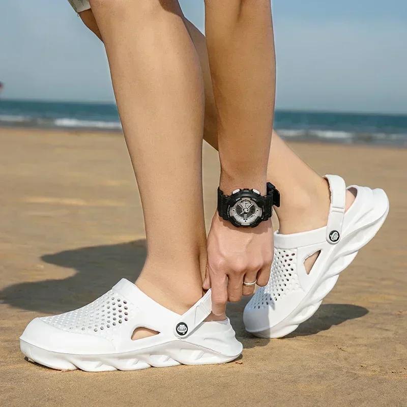 Mens Summer Shoes Sale Sandles for Men Sandals Trend 2024 Brand Men's Shoes Leisure Summer Man Slippers Social Shoe Male Slipers