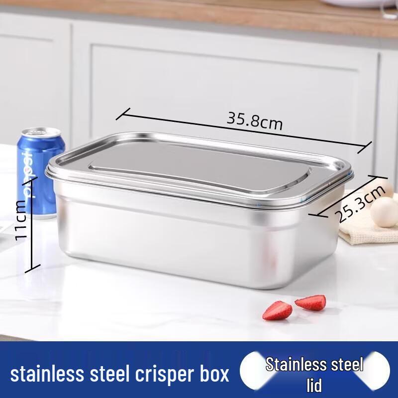 Jundingying Stainless Steel Rectangular Food Storage Container