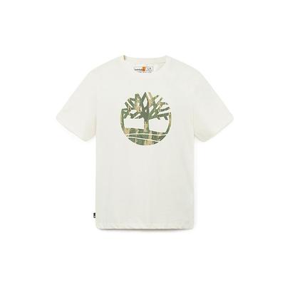 Outdoor Breathable Casual Short Sleeve T-Shirt Men Tops Vintage-White A42U5-CM9