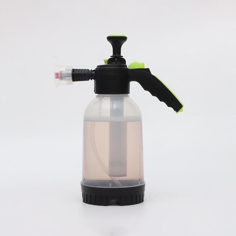 Fan-Shaped Foam Car Wash Sprayer with Pressure Relief Valve for Home Use