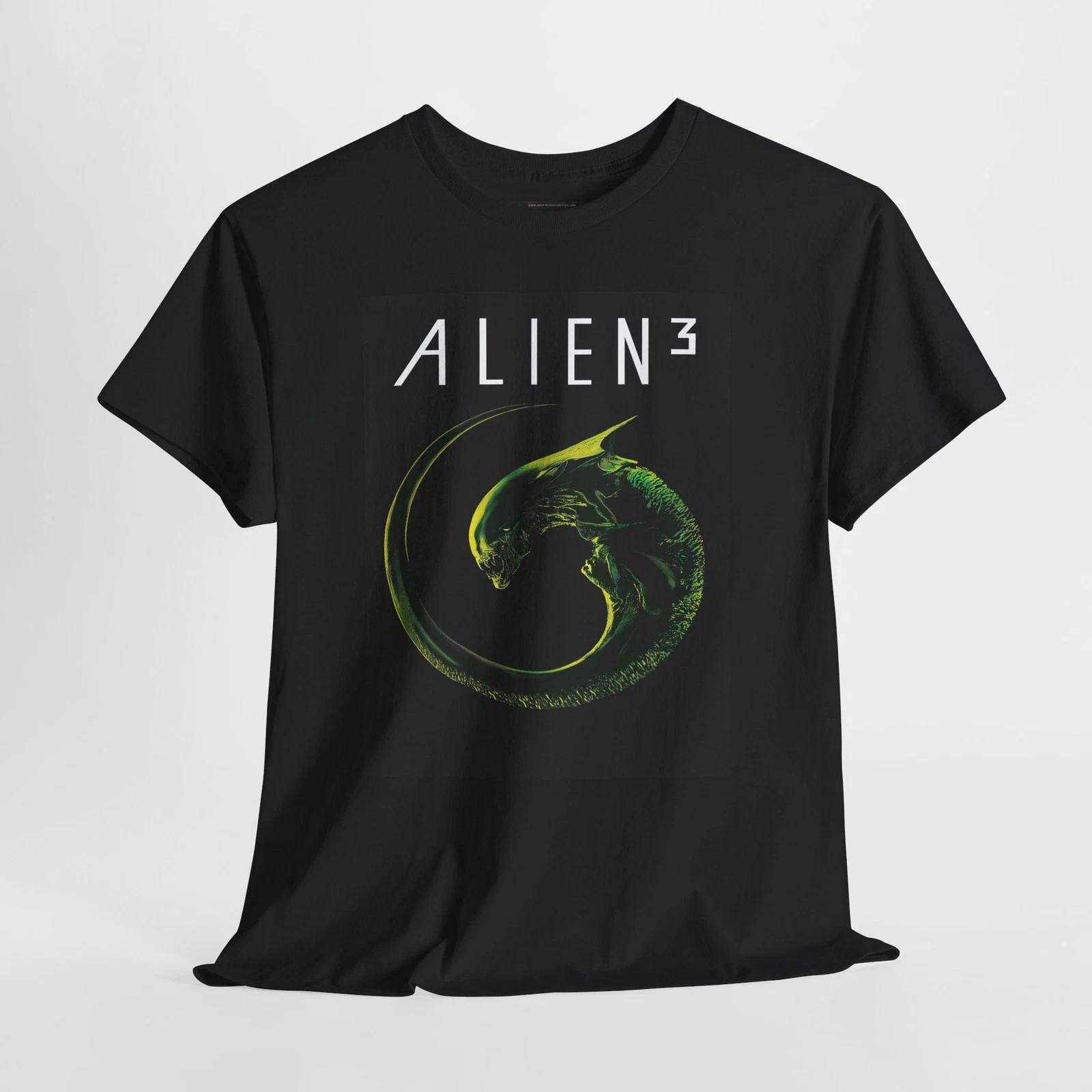 Alien 3 1992 Retro Movie Poster Horror Unisex Graphic T-Shirt L