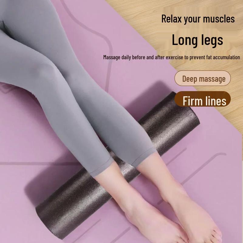 Smooth Foam Roller: Yoga Column for Muscle Relaxation, Leg Slimming, and Back Stretching