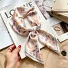 Women's spring and autumn silk scarf temperament versatile thin Internet celebrity Korean version light luxury fashion scarf high-end design small squ