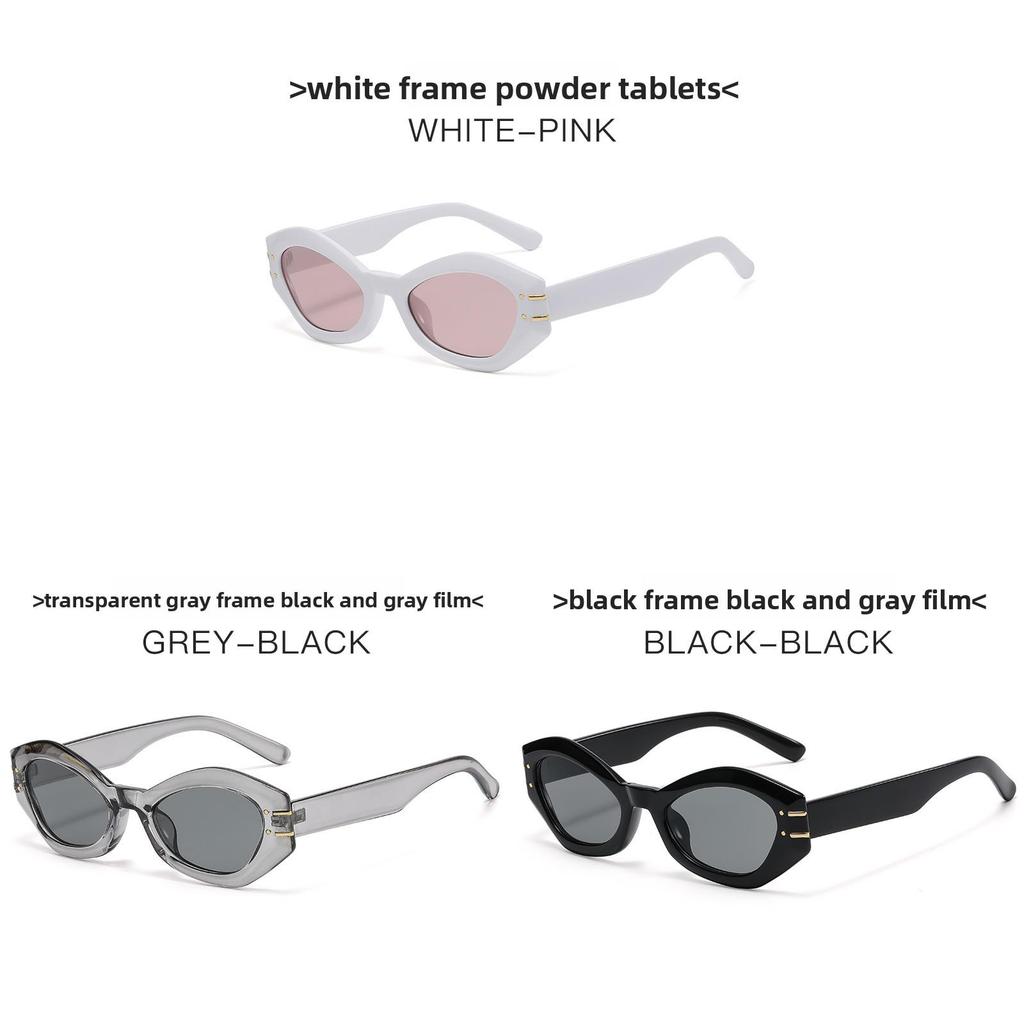 Retro Cat Eye Sunglasses For Women Uv400 Protection With Pink Lenses For Fashion And Travel