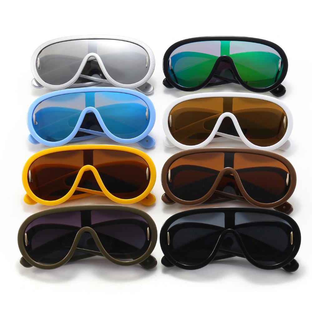 Superhot Eyewear 21906 Fashion 2023 One Piece Oversize Wave Mask Thick Sports Goggle Shades Sunglasses