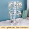 Earring Display 2 layers Earring Storage Rack 360 Degree Rotating Display Rack Rotating Jewelry Display Rack Home Organization