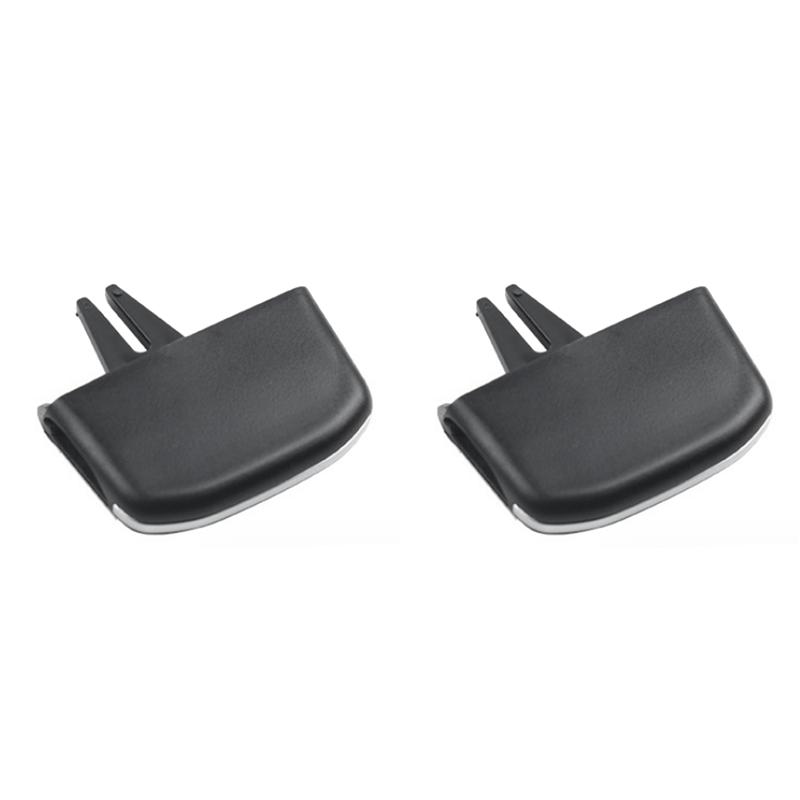 2X Car Front Dashboard A/C Vent Outlet Tab Clip Repair Kit For Volvo V40 S60 2011- Air Vent Adjustment Buckle