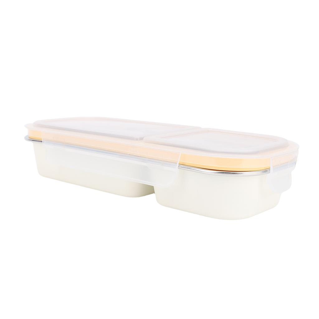 Edelstahl Lunchbox für Erwachsene, Mehrfachfach-Mahlzeitvorbereitungsbox für Outdoor-Camping und Diät, Mikrowellengeeignet