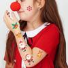 10pcs Christmas Tattoo Stickers Treat Kids Gifts Santa Elk Snowman Xmas Christmas Party Favor Waterproof Tattoos Stickers Gifts