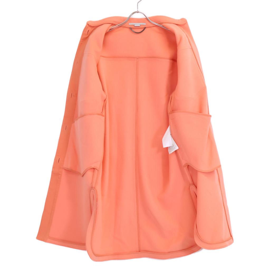 Stella Mccartney [Good Condition/domestic Regular] 603862 SPB11 Wool Oversized Soutien Collar Coat 34 Salmon pinkUsed
