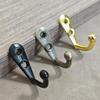 Antique Gold Zinc Alloy Single Clothes Hook