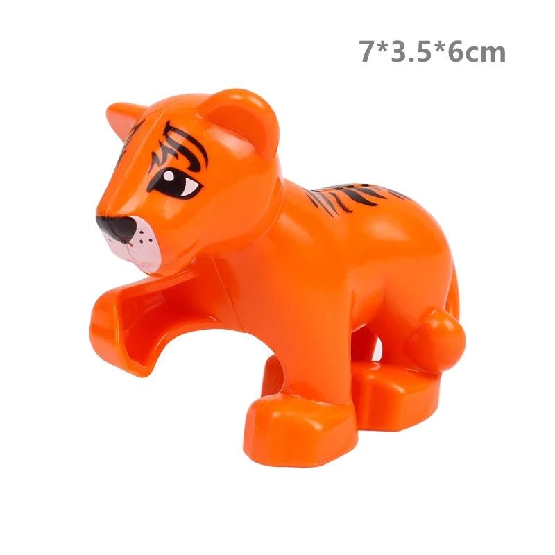 Big Size Building Blocks Forest Animals Lion Deer Panda Beast Enlightenment Toys Compatible Large Blocks Children Kids Gifts