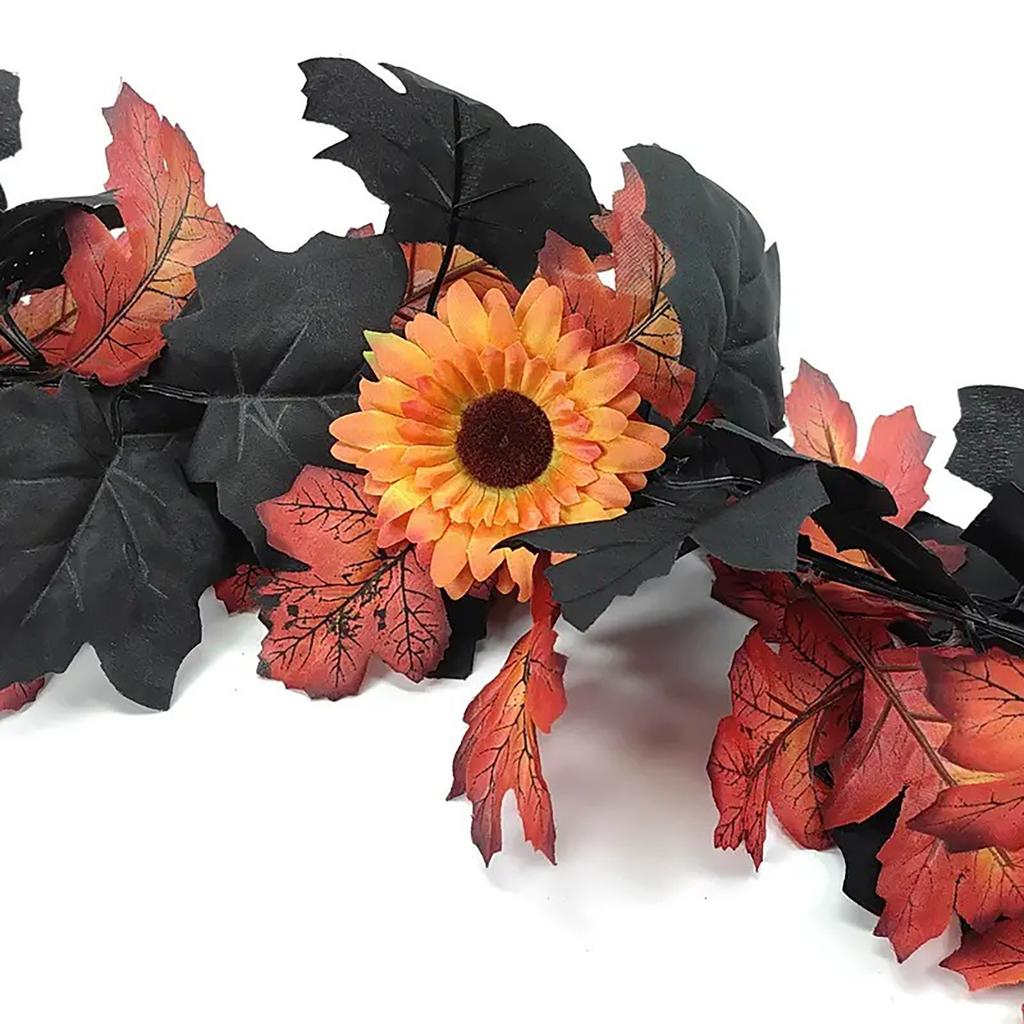 Simulation Halloween Rattan Face Maple Leaf Rattan Home Halloween Maple Leaf Rattan