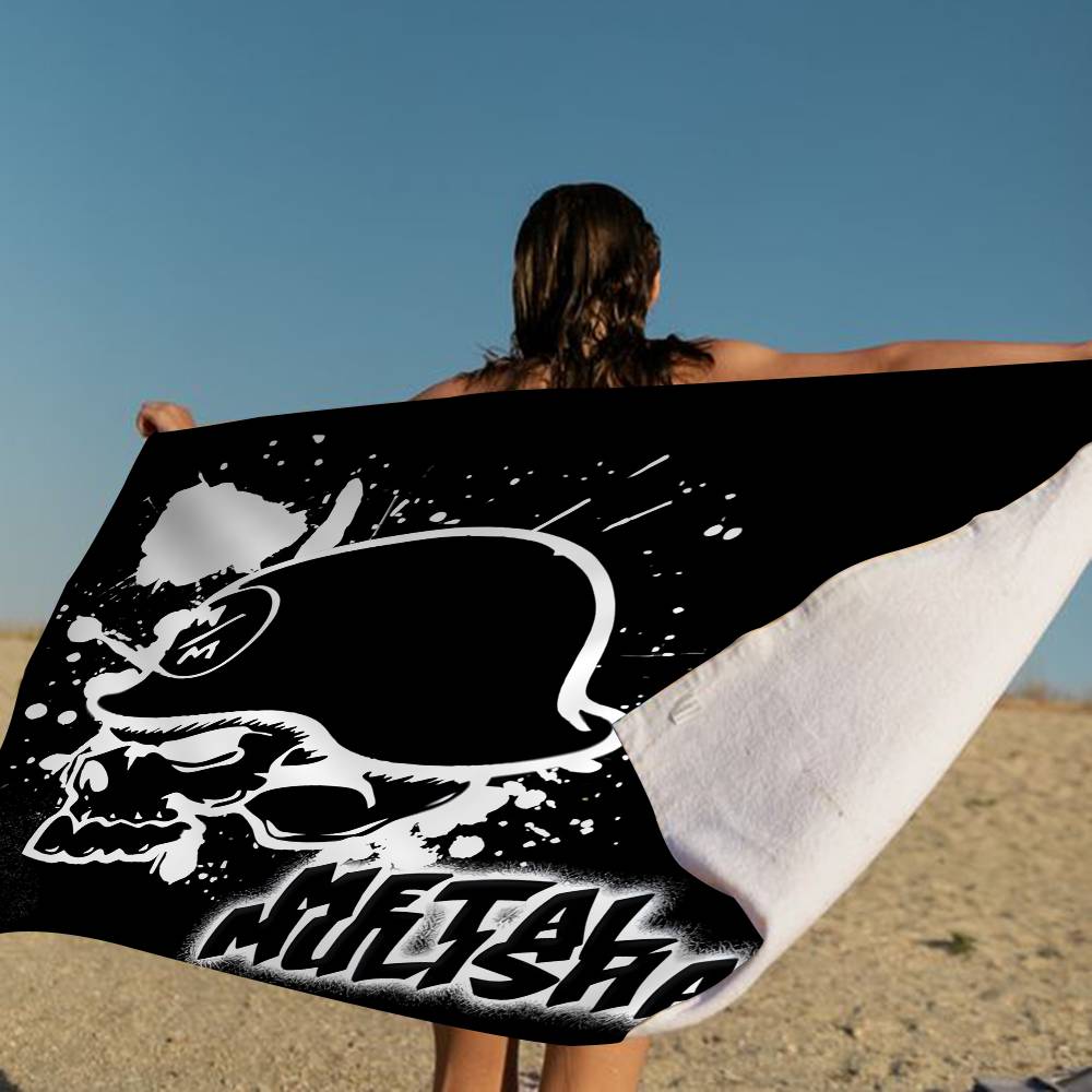 M-Metal M-Mulisha Spiel Anime Anime Strand Schwimmtuch Weiches Saugfähiges Waschlappen Kindergeschenke Für Kinder Reisen Camping Fitnessstudio