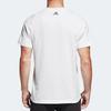 Adidas Sports Casual Knitted Breathable Round Neck Short Sleeve T-Shirt Men Tops White B47358