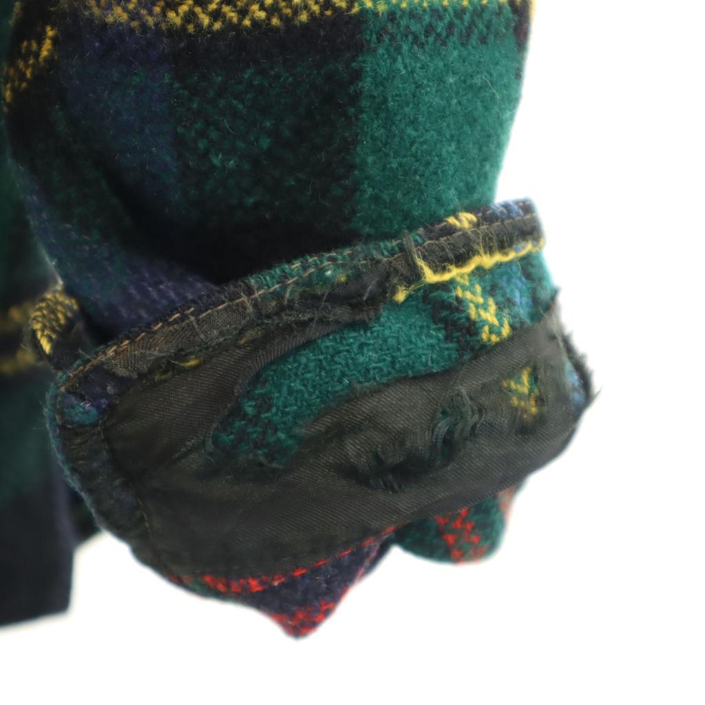 JOHNSON 50s 60s vintage Check Pattern Long sleeve Flannel shirt Men's Used