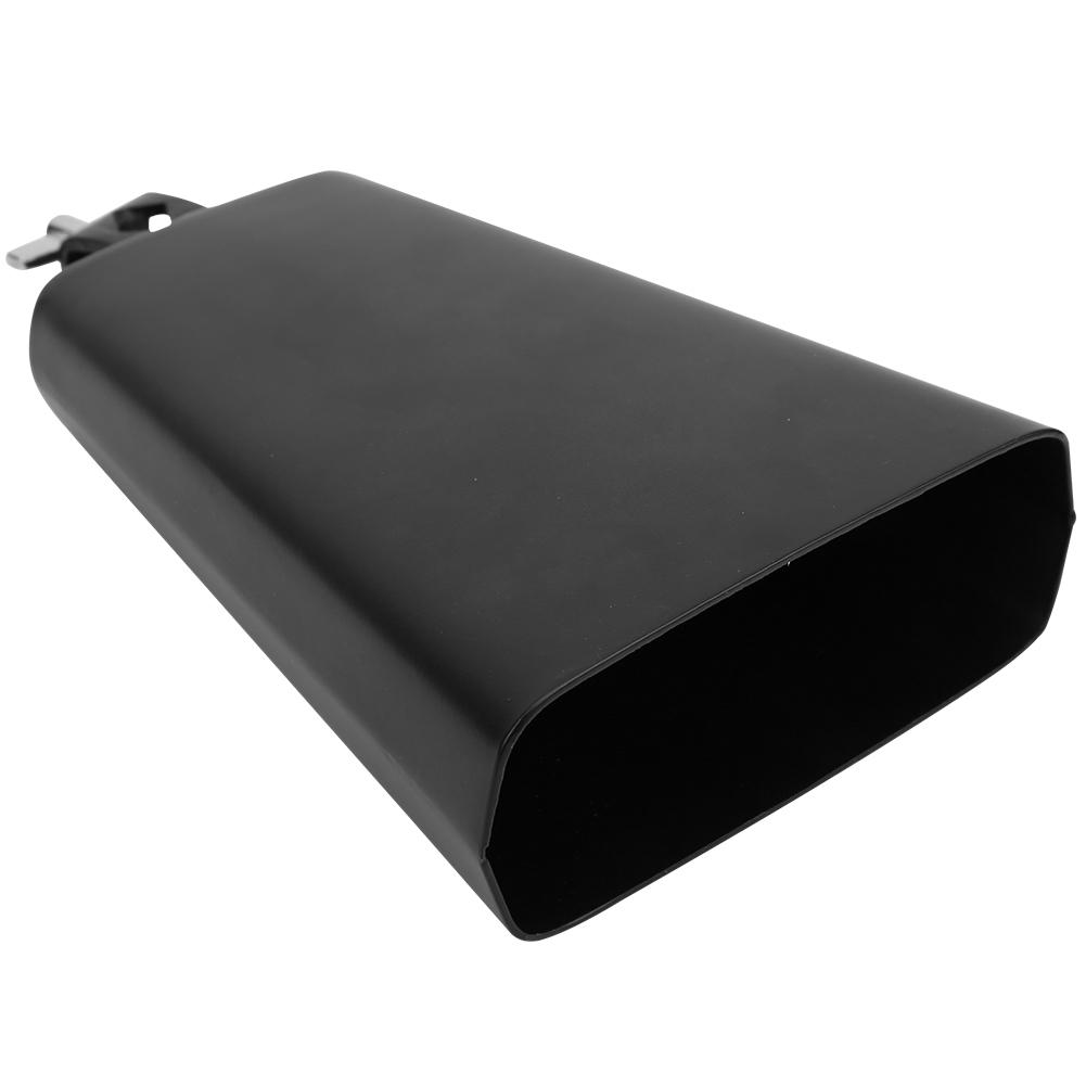 7palcový černý kovový kravský zvonec, zvonek na dobytek, perkuse, hudební nástroj, 7 palců