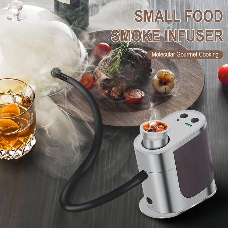 Handheld Kitchen Smoker for Molecular Cuisine - Ideal for Steak and Salmon