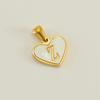 High-Quality Stainless Steel Heart Letter Pendant Necklace - Trendy Ins Style Clavicle Chain