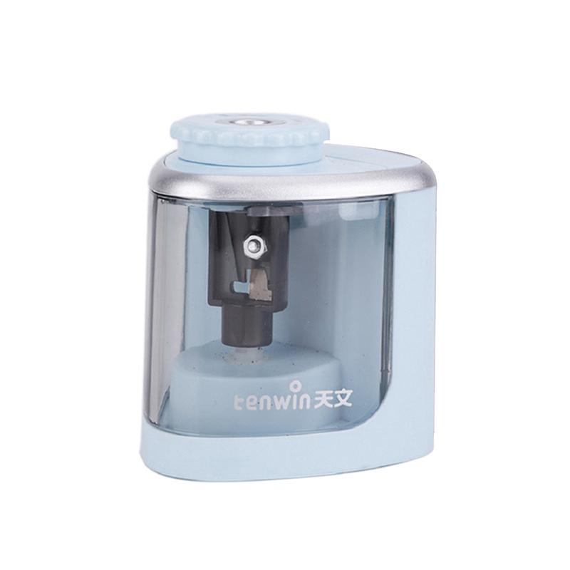 Electric Auto Pencil Sharpener Safe Student Helical Steel Blade Sharpener For Artists Kids Adults Colored Pencils