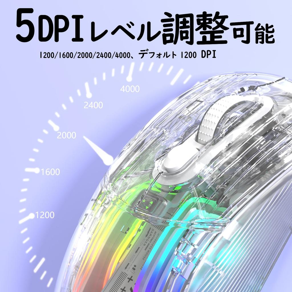 MAMBASNAKE X ATTACK SHARK X2PRO Gaming Transparent Skeleton PixArt Wireless RGB RGB Charging Stand 500mAh Adjustable Compatible with and Android