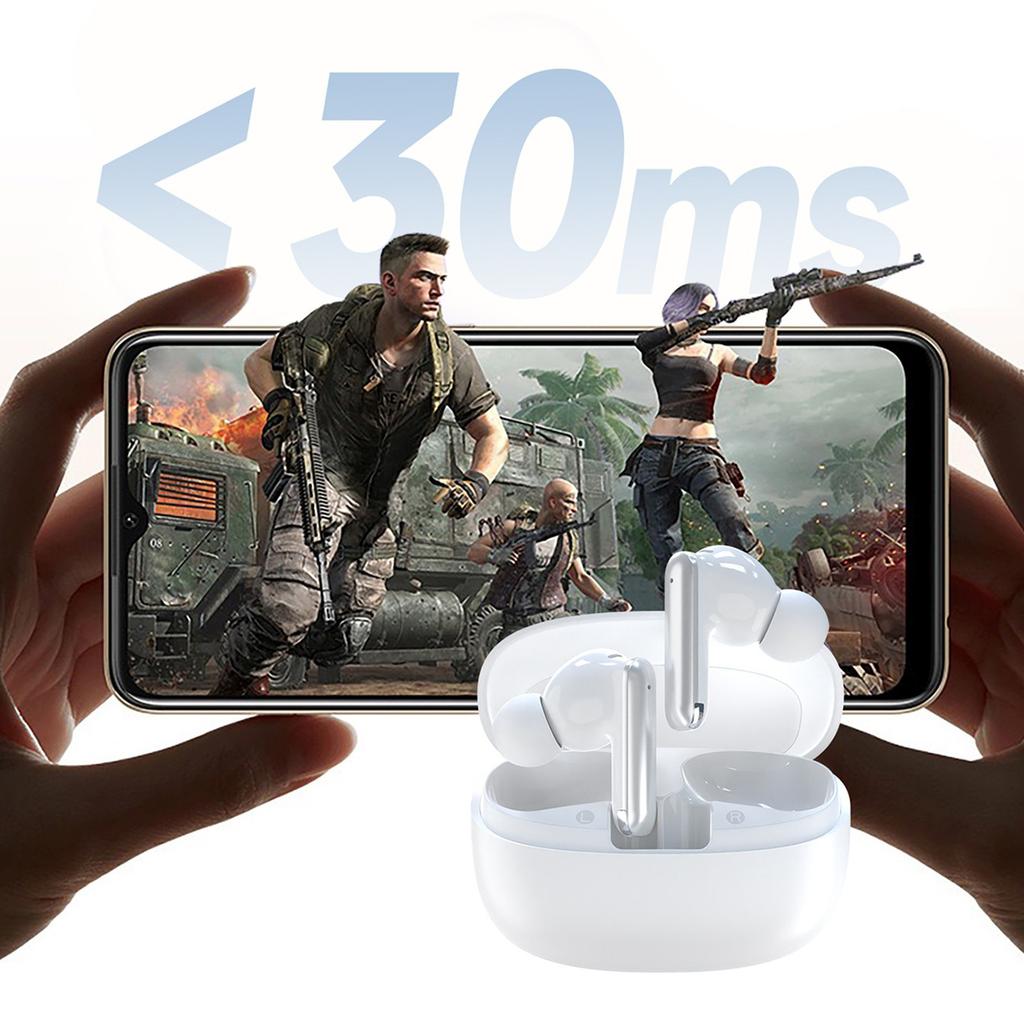 U21 TWS ANC ENC Bluetooth Wireless Headphones - White