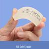 Mali C6462 Transparent Kneadable Soft Art Eraser for Sketching, Painting, and Drawing (6B Grade).
