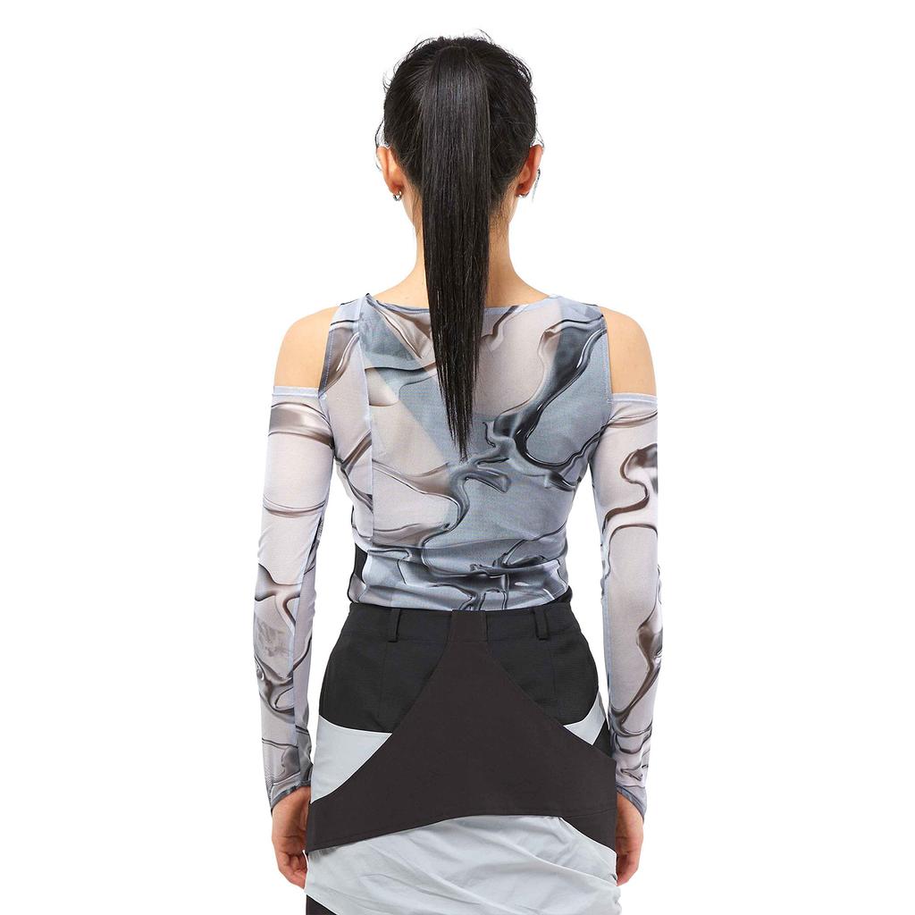 Kimjisu In&Out 3D Printed Top _ Black