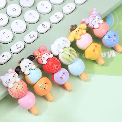 Cute Cartoon Cat Fruit Resin Hair Clip for Girls
