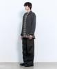 INSILENCE Vintage Print Military Pants Charcoal