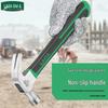 LAOA 16OZ Green-Black Dual-Color Handle Claw Hammer