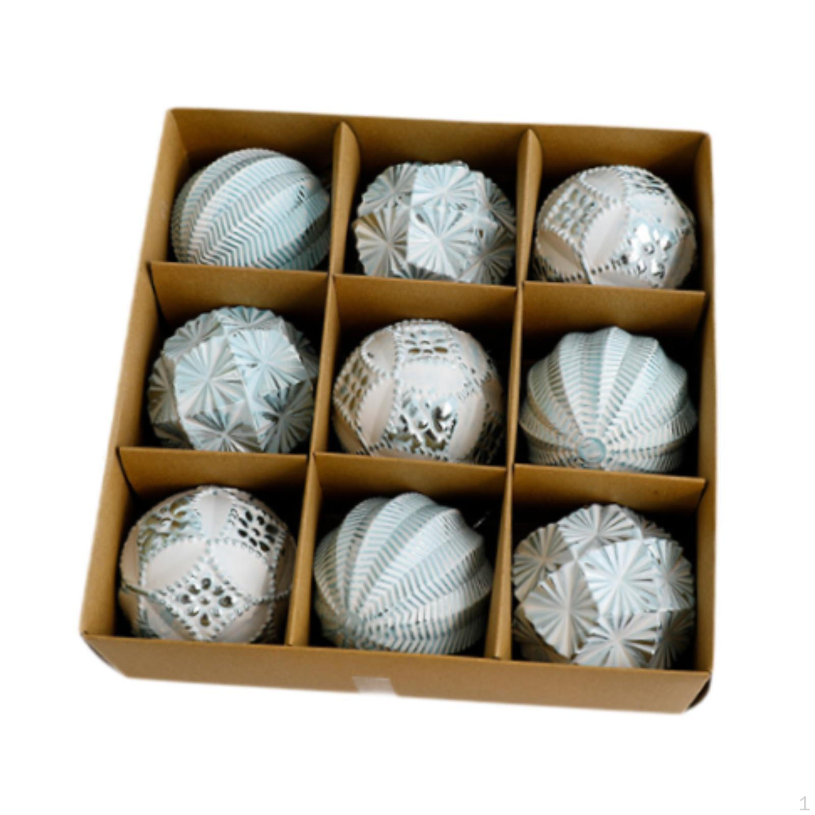 

9 упаковок ялинкових кульок для святкових урочистостей