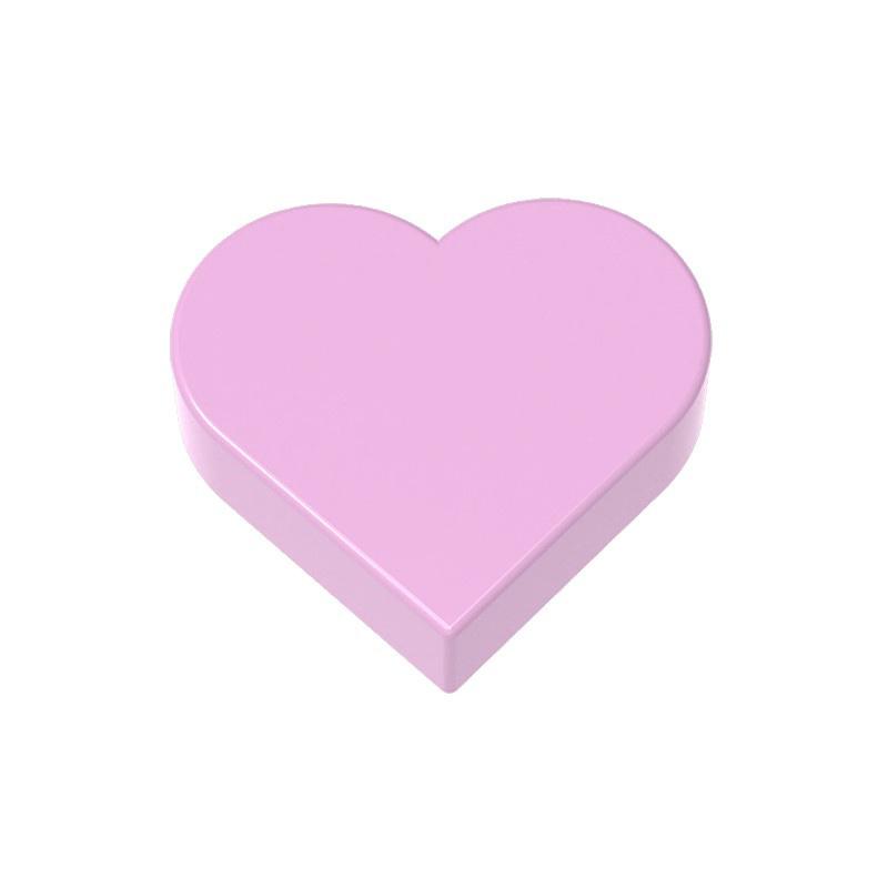 

50pcs 39739 Bricks Tile 1 x 1 Parts Heart Compatible MOC Building Block Adult Kids DIY Education Creative Model Toy 50pcs розовый