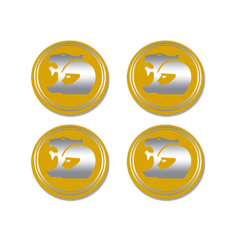 Aluminum 4PC 56mm Logo Badge Car Wheel Center Hub Caps Emblem Stickers For Commodore Captiva Cruze Caprice VZ Accessories