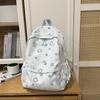 Junior High School Student Schoolbag Women's Large Capacity Waterproof Lightweight Printed Backpack