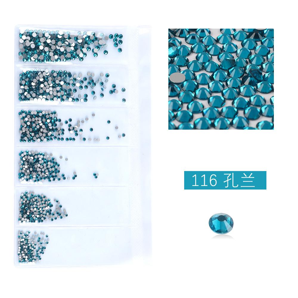 Flat Bottom Rhinestone Nail Drill Diy Nail Mobile Phone Case Sticker Drill, Jewelry Accessories, Bag Size Mixed Nail Drill